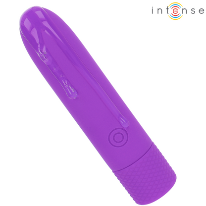 INTENSE - SYMONE USB RECHARGEABLE VIBRATING BULLET 8 VIBRATIONS PURPLE 10 X 2.2 CM - 3