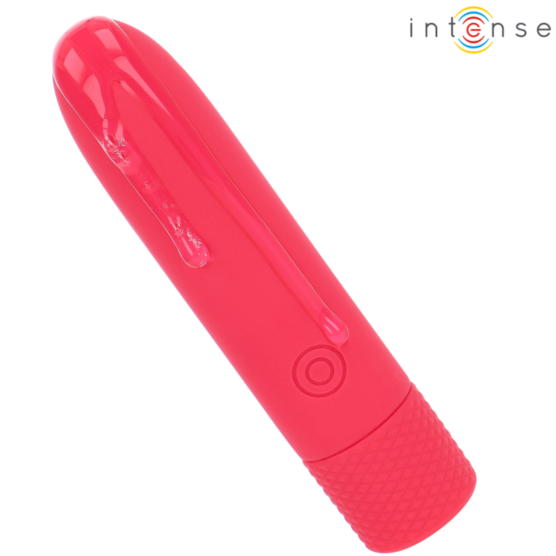 INTENSE - SYMONE USB RECHARGEABLE VIBRATING BULLET 8 VIBRATIONS RED 10 X 2.2 CM - 2