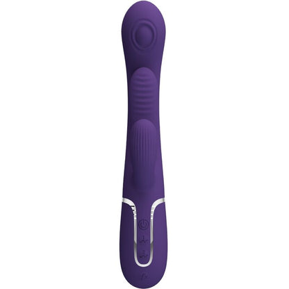 PRETTY LOVE - SHANIA MULTIFUNCTIONAL TRIPLE RABBIT VIBRATOR PURPLE
