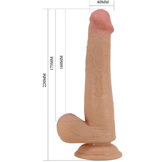 PRETTY LOVE - 22 CM HIGH REALISTIC FLESH DILDO