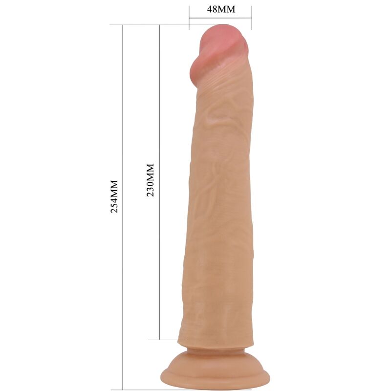 PRETTY LOVE - SHARIFE REALISTIC DILDO 25 CM FLESH - 6