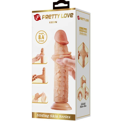 PRETTY LOVE - KEON REALISTIC DILDO 21 CM FLESH - 6