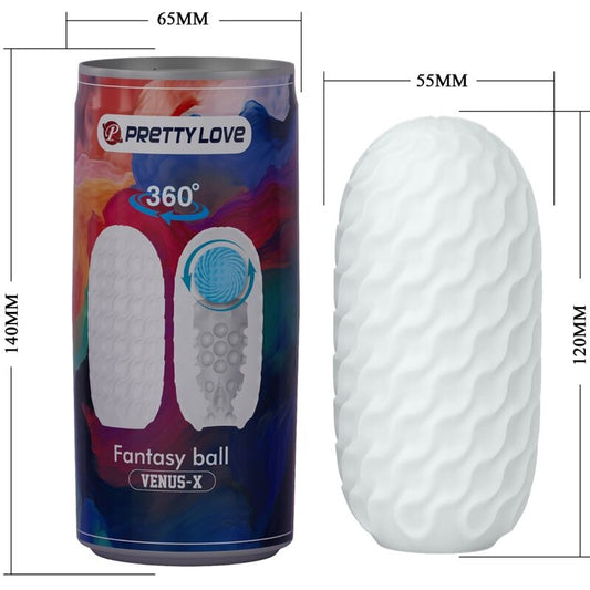 PRETTY LOVE - MASTURBATEUR MASCULIN VENUS X MODÈLE 2 BLANC