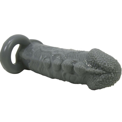PRETTY LOVE - REALISTIC PENIS ENLARGER AND DELAY SLEEVE GREY - 8