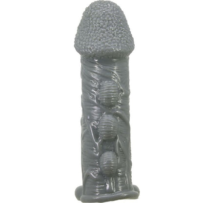 PRETTY LOVE - REALISTIC PENIS ENLARGER AND DELAY SLEEVE GREY - 4