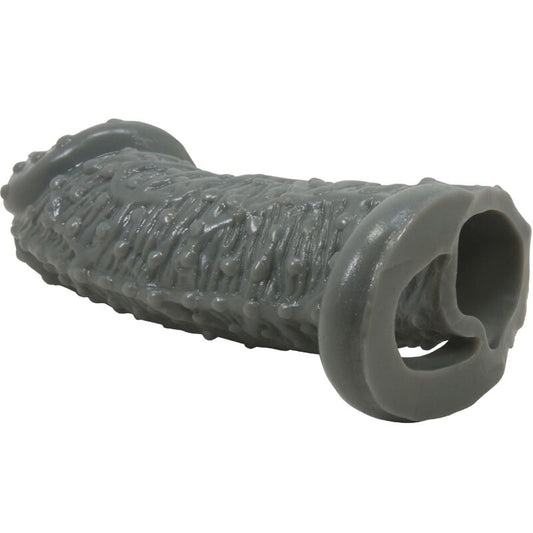 PRETTY LOVE - REALISTIC PENIS ENLARGEMENT MODEL AND DELAY SLEEVE 2 GREY