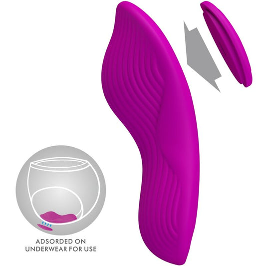 PRETTY LOVE - ROMARIO LAY-ON CLITORIS STIMULATOR REMOTE CONTROL PINK - 1