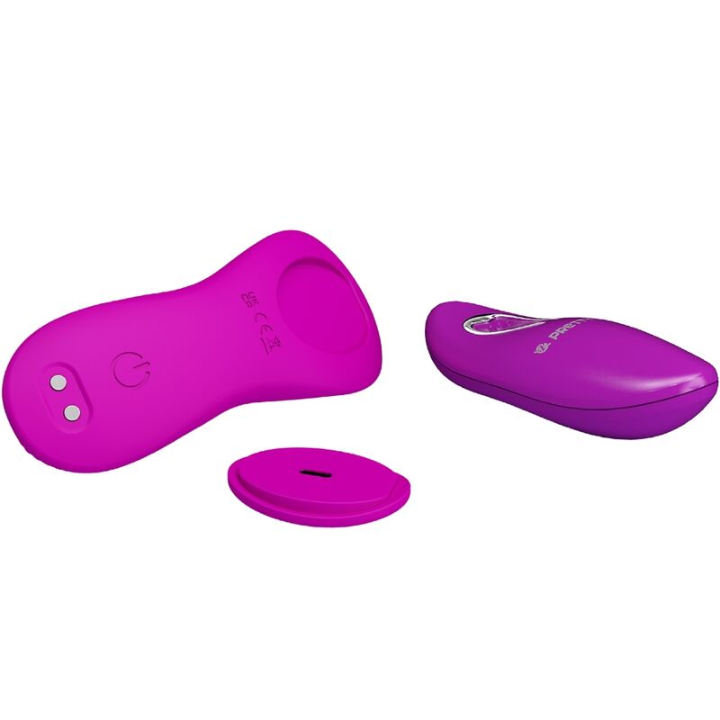 PRETTY LOVE - ROMARIO LAY-ON CLITORAL STIMULATOR WITH REMOTE CONTROL (PINK)