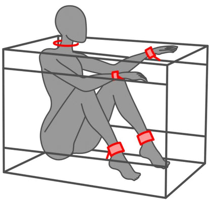 SECRET DOME - KINK CLUB THE NICHE CABIN BLACK AND RED