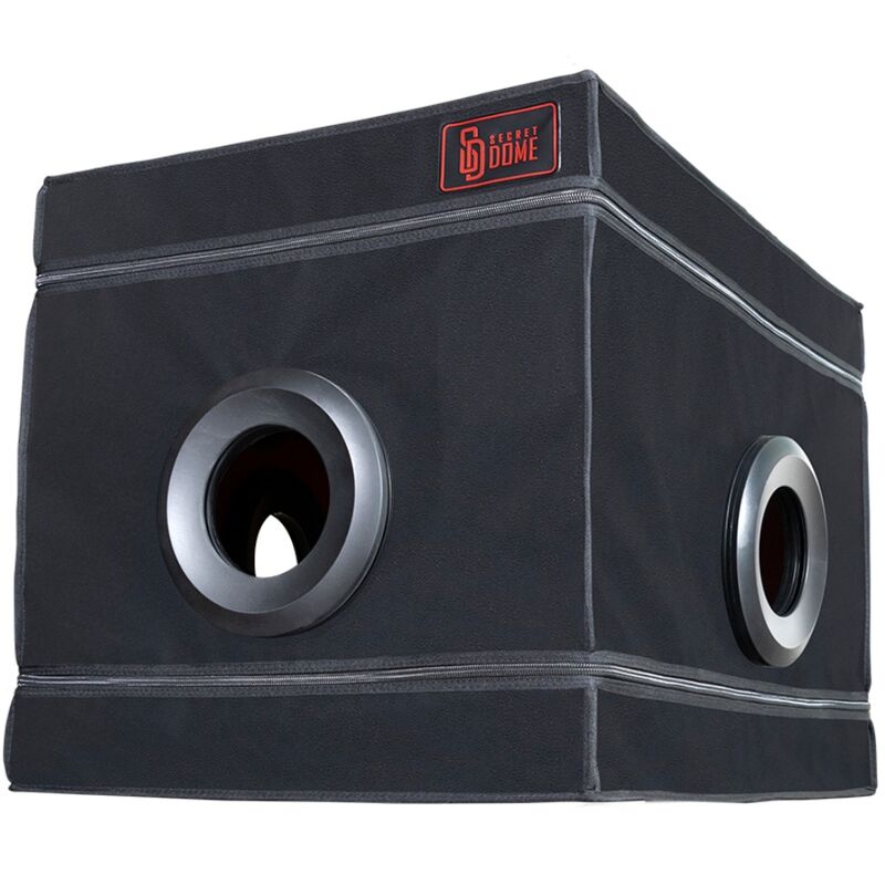 SECRET DOME - KINK CLUB THE NICHE CABIN BLACK AND RED