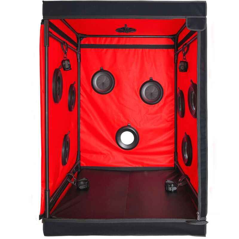 SECRET DOME - KINK CLUB CABIN SCANDALE NERO E ROSSO