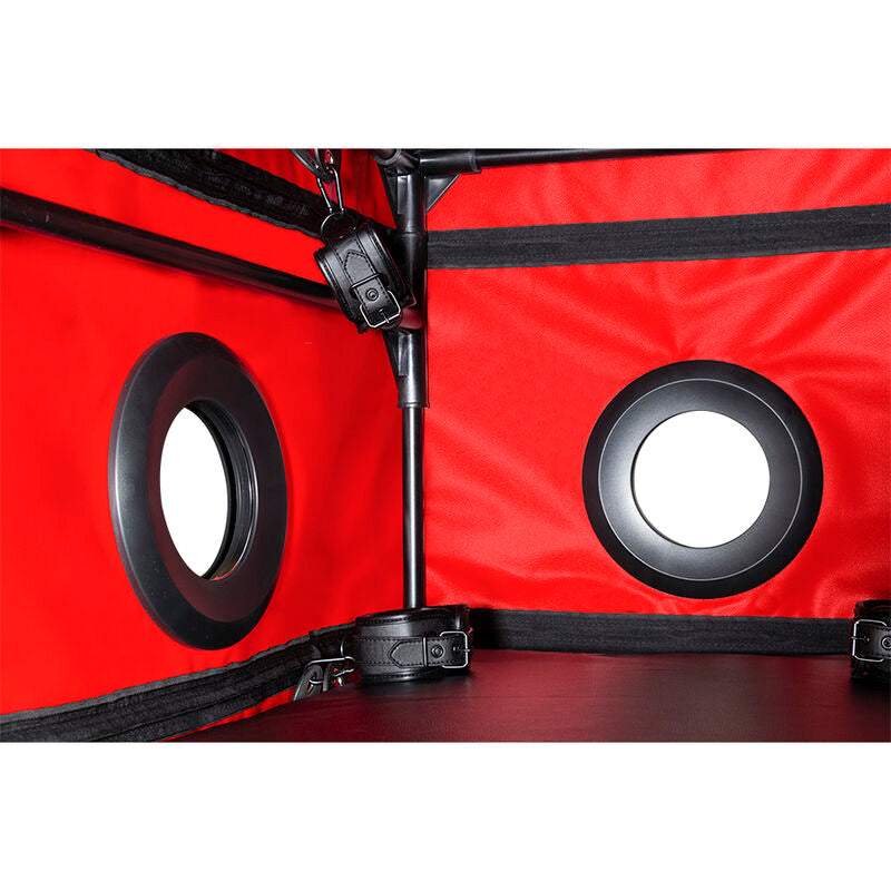 SECRET DOME - KINK CLUB THE NICHE CABIN BLACK AND RED