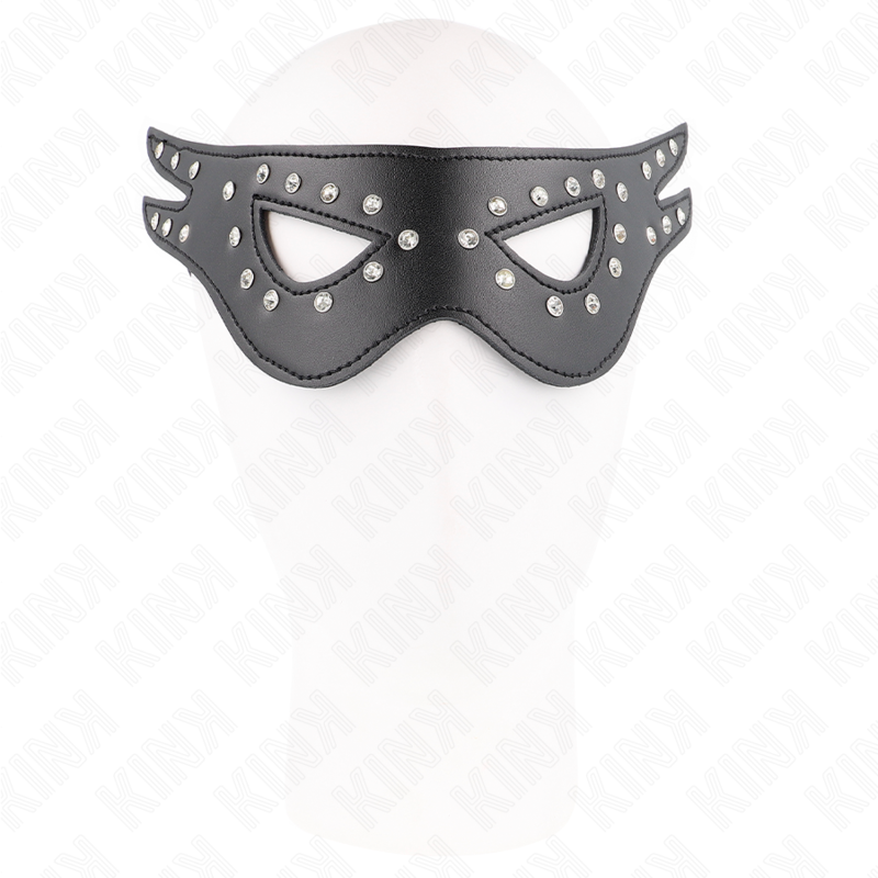 KINK - SEXY LEATHERETTE MASK MODEL 2 27 x 13 CM - 2