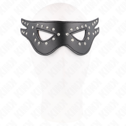 KINK - SEXY LEATHERETTE MASK MODEL 2 27 x 13 CM - 2