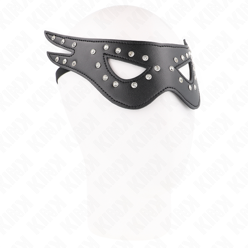 KINK - SEXY LEATHERETTE MASK MODEL 2 27 x 13 CM - 3