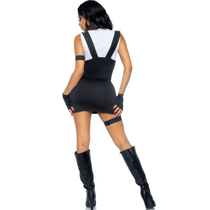LEG AVENUE - COSTUME SEXY SWAT OFFICIAL BLACK M/L - 4