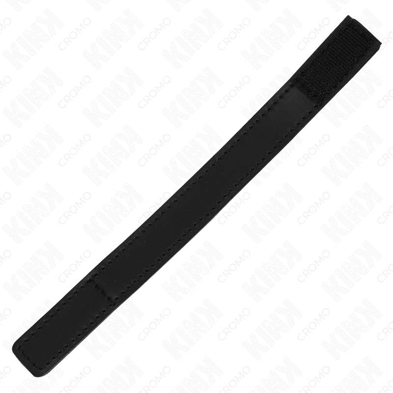 KINK - LEATHER PENIS RING WITH VELCRO CLOSURE 20 X 2 CM - 1