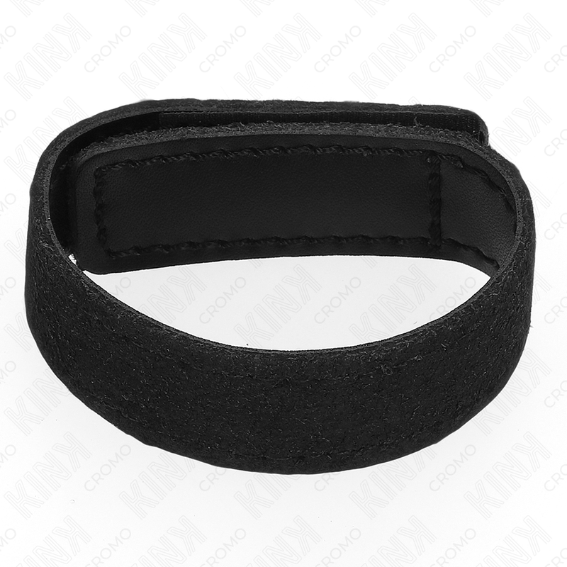 KINK - LEATHER PENIS RING WITH VELCRO CLOSURE 20 X 2 CM - 5