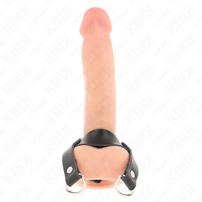 KINK - PENIS RING WITH "D" SHAPE RINGS 18.5 X 3.3 CM - 1