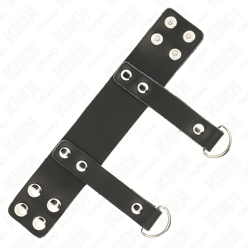 KINK - PENIS RING WITH "D" SHAPE RINGS 18.5 X 3.3 CM - 3