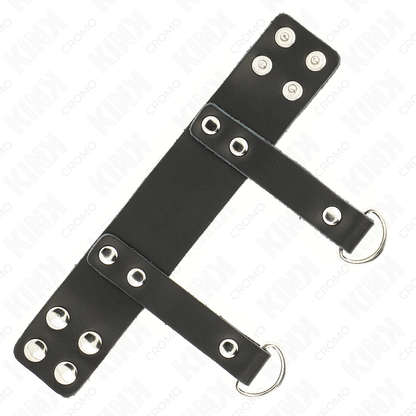 KINK - PENIS RING WITH "D" SHAPE RINGS 18.5 X 3.3 CM - 3