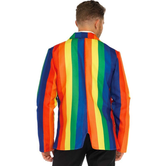 LEG AVENUE - BLAZER + TIE RAINBOW S - 1