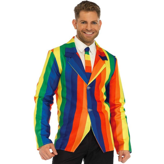 LEG AVENUE - BLAZER + TIE RAINBOW M - 1