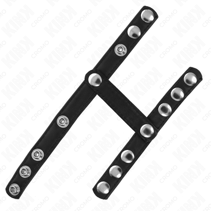 KINK - COCK RING WITH 3 ADJUSTABLE BALL SPLITTER STRAPS