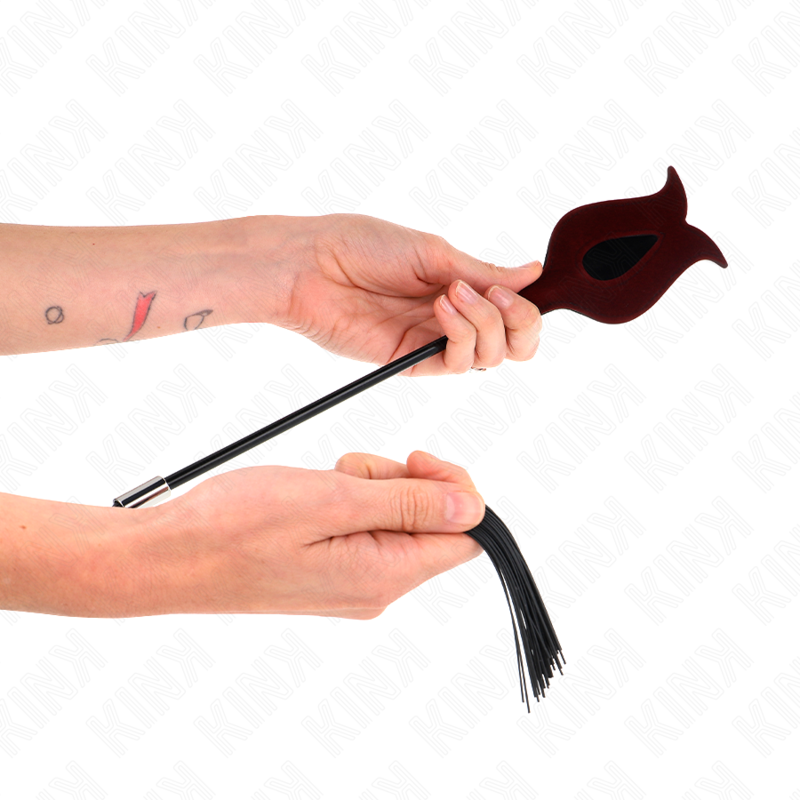 KINK - ROSE SHAPE SILICONE TASSEL WHIP 45 CM - 4