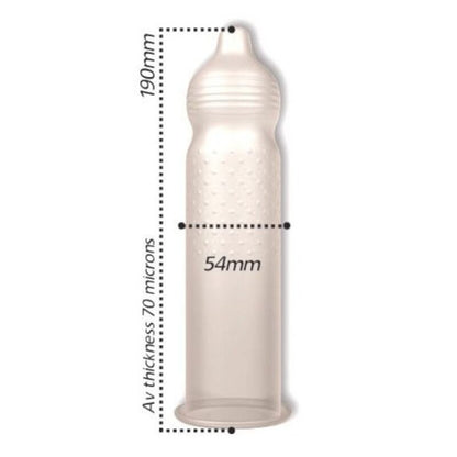 PASANTE - RIBS &amp; DOTS INTENSITY CONDOMS 144 UNITS