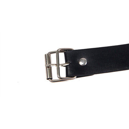 SUBBLIME - 953720 BONDAGE LEATHER STRAP BREATH CAMP BLACK ONE SIZE