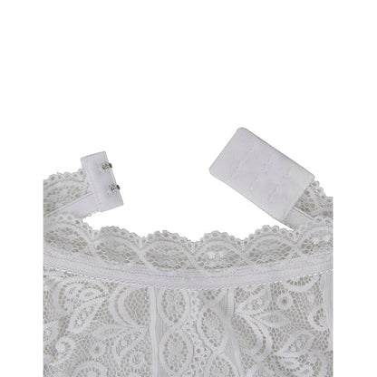 SUBBLIME - 953867 LACE BODYSUIT WHITE L/XL - 7