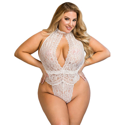 SUBBLIME - 953867 LACE BODYSUIT WHITE L/XL - 3