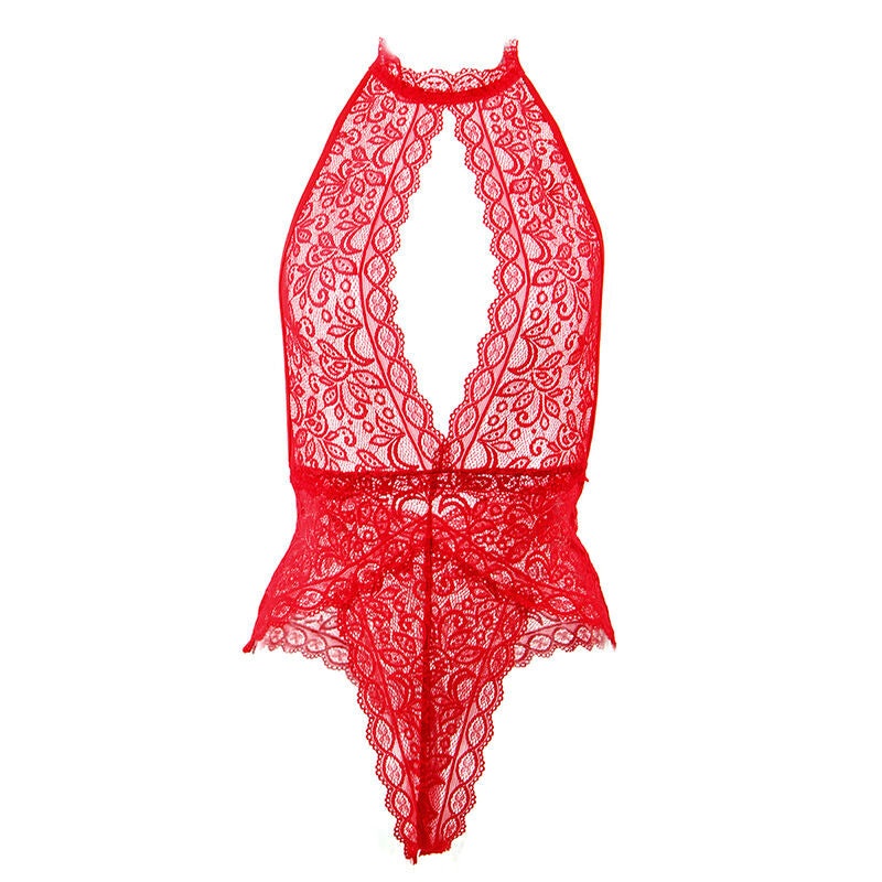 SUBBLIME - 953874 OPEN CUP BODYSUIT RED S/M - 5
