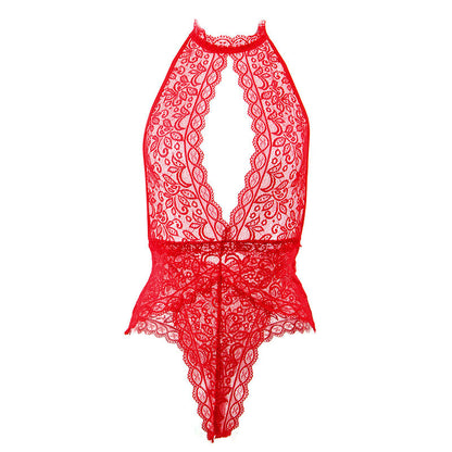 SUBBLIME - 953874 OPEN CUP BODYSUIT RED S/M - 5