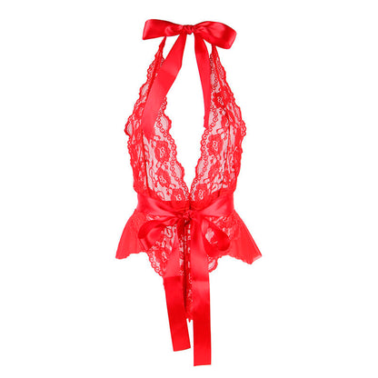 SUBBLIME - 953980 SEXY BODY WITH RUFFLES + BELT RED L/XL - 13