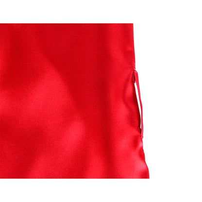 SUBBLIME - 954017 LACE SHEER BACK CAMISOLE + THONG RED/BLACK S/M - 1