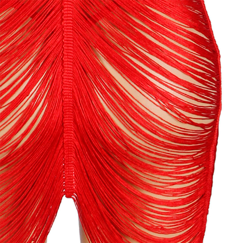 SUBBLIME - 954246 STRAPPY DRESS + THONG RED S/M - 8