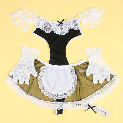 SUBBLIME - 954314 SEXY MAID COSTUME BLACK/WHITE L/XL - 10