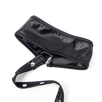 SUBBLIME - 954406 ABITO BONDAGE IN PELLE NERO S/M