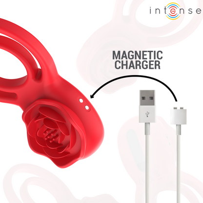 INTENSE - GAIL ROSE STIMULATOR 10 VIBRATIONS RED REMOTE CONTROL