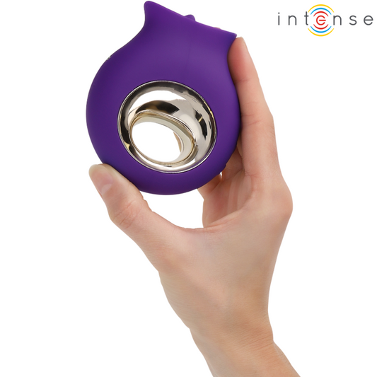 INTENSE - TULI CLITORIS STIMULATOR 9 VIBRATIONS & 9 OSCILLATIONS PURPLE - 1