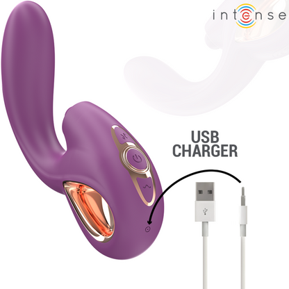INTENSE - LALI MULTIFUNCTION G-SPOT VIBRATOR TAPPING & THRUST & VIBRATION PURPLE - 5