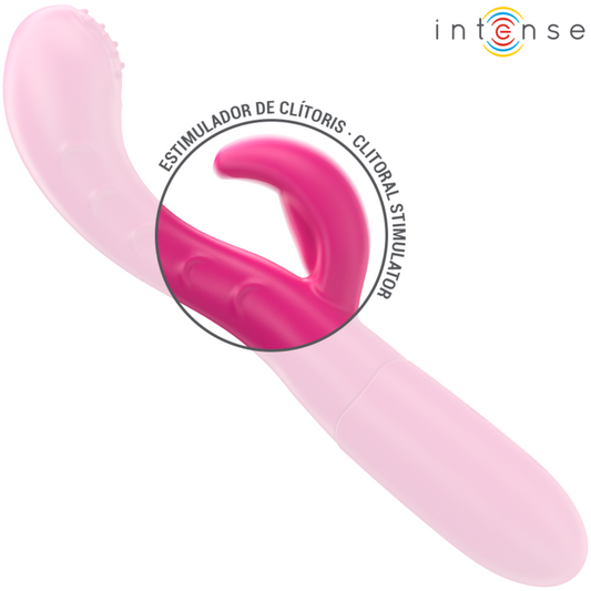 INTENSE - AMARA VIBRATOR WITH STIMULATING TONGUE 10 VIBRATIONS PINK - 1