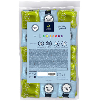 MISTER SIZE - CONDOM SIZE S 49 MM (100 UNITS) - 2