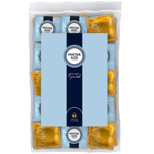 MISTER SIZE - CONDOM SIZE M 53 MM (100 UNITS) - 1