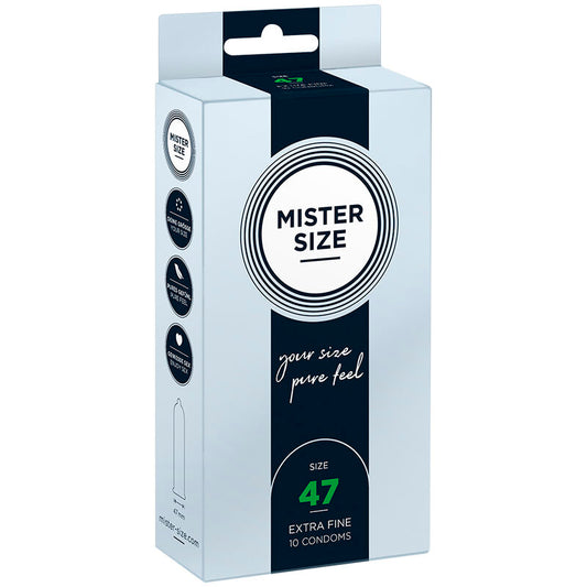 MISTER SIZE - CONDOMS SIZE XS 47 MM (10 UNITS) - 1