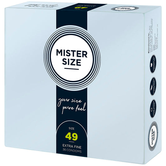 MISTER SIZE - CONDOM SIZE S 49 MM (36 UNITS) - 1