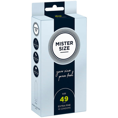 MISTER SIZE - CONDOM SIZE S 49 MM (10 UNITS) - 3