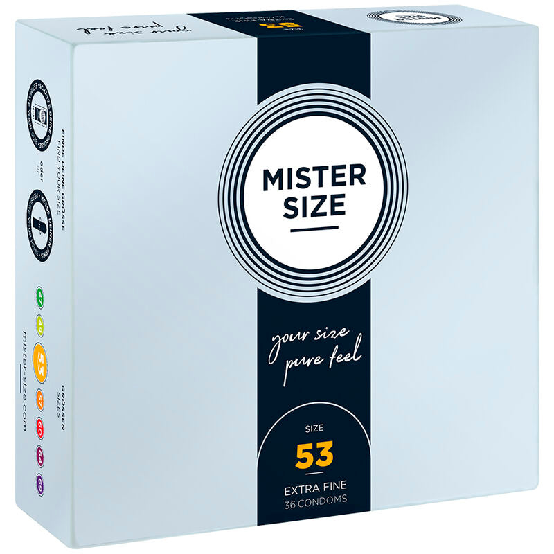 MISTER SIZE - CONDOM SIZE M 53 MM (36 UNITS) - 3
